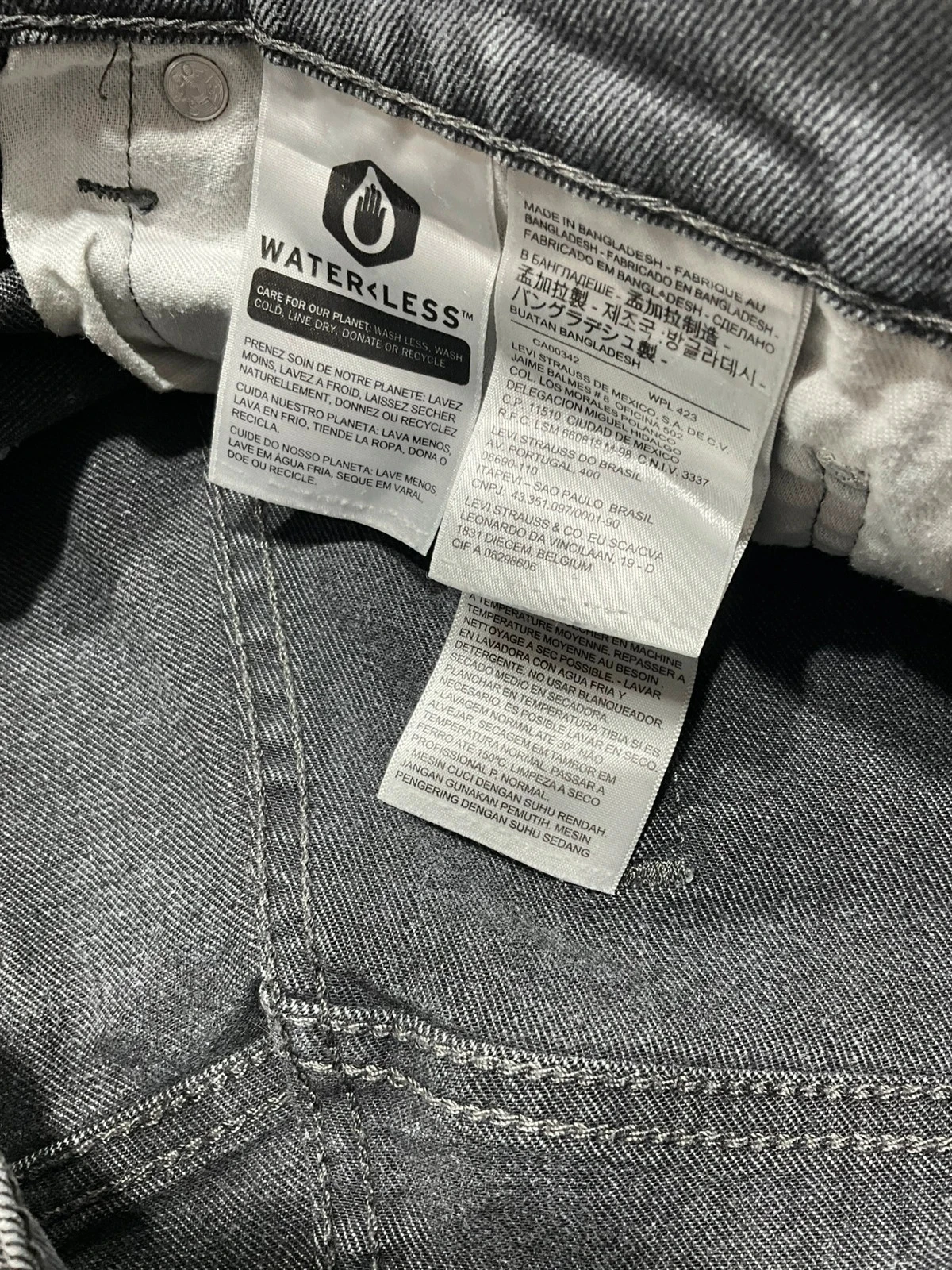 Jean Levi's 541 Coupe Athletic Taper W32 L34 Vintage GrisLvh 244 – photo 10